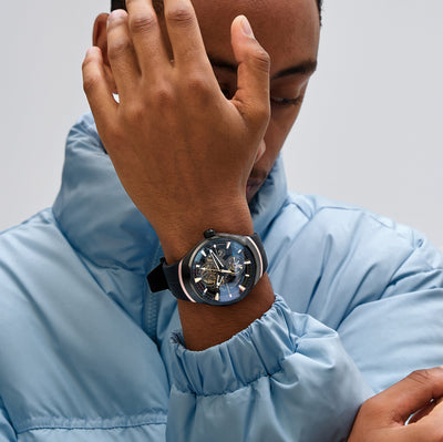 MINBER Apex JC6004G-3.01 – Rose Style Men's Skeleton Automatic Watch