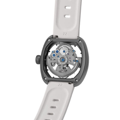 MINBER Skeleton-X JC9253G.03 White Strap Automatic Watch