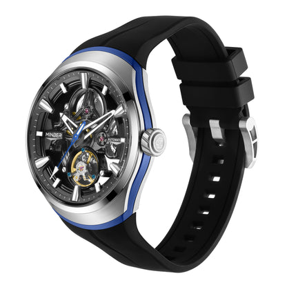 MINBER Apex JC6004G-3.03 – Silver Style Men's Skeleton Automatic Watch