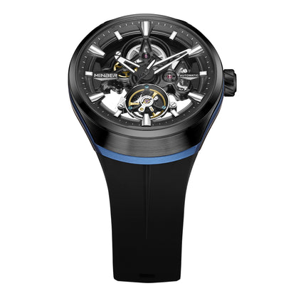 MINBER Apex JC6004G-3.02 – Blue Style Men's Skeleton Automatic Watch